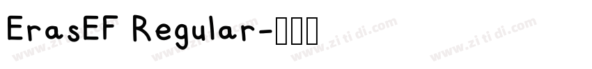 ErasEF Regular字体转换